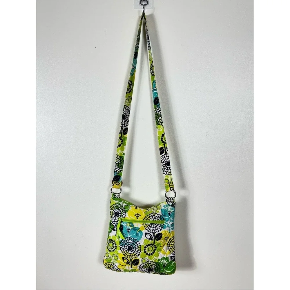 Vera Bradley Limes Up Hipster Crossbody Quilted Retired